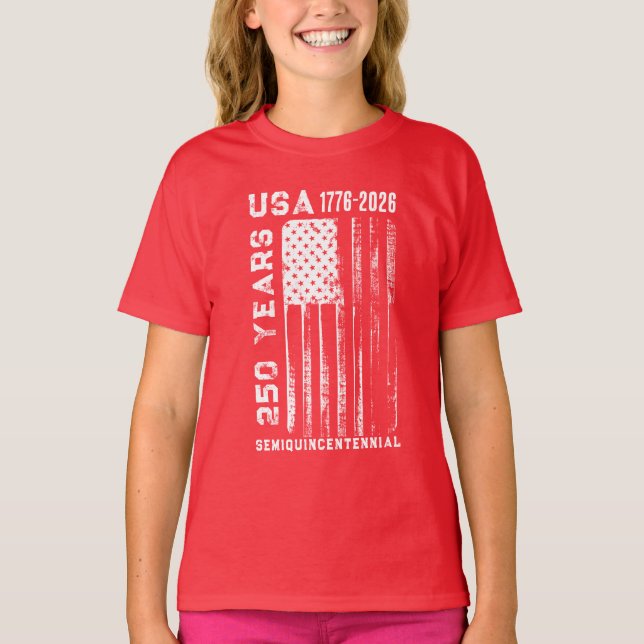 250Th Anniversary USA 4Th Of July T-Shirt (Devant)