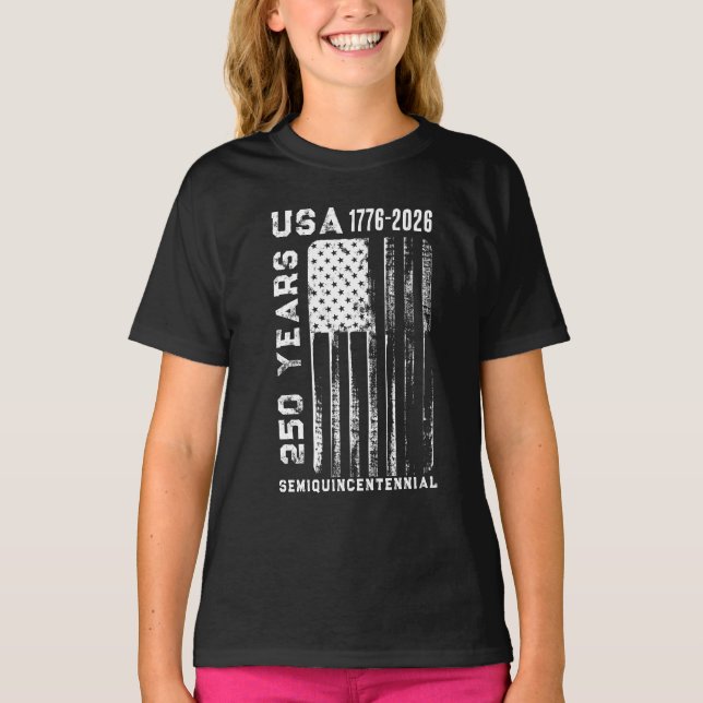 250Th Anniversary USA 4Th Of July T-Shirt (Devant)