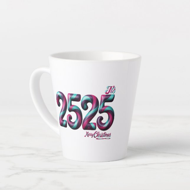 2525 Christmas LATTE MUG (Angle gauche)