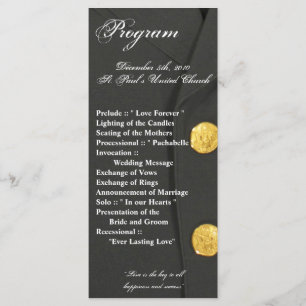 25 4x9 Programme de mariage ARMÉE ROBE VERTS UNIFO