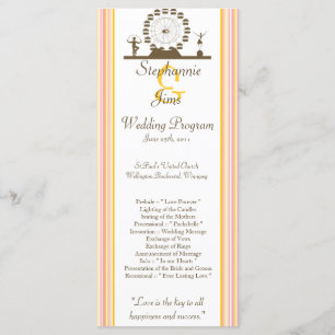 25 4x9 Programme de mariage Carnaval