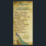 25 4x9 Programme de mariage Peacock Plumes Vintage<br><div class="desc">Cette carte de programme de mariage de taille 4x9 est parfaite pour tout couple à donner à l'entrée de leur cérémonie pour faire connaître à leurs invités quelles chansons seront jouées et l'ordre des cérémonies. Ils sont fournis avec des enveloppes blanches standard mais vous pouvez simplement les jeter ou vous...</div>