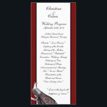 25 4x9 Programme de mariage Peacock Rouge Noir Bla<br><div class="desc">Cet ensemble de 25 adorables programmes de mariage est un complément parfait à toute réception de mariage ou de fête. Ils sont imprimés à une taille de 9" x 4" sur le stock de carte de poids de 100 lb blanc brillant et brillant. Ceux-ci viennent en séries de 25. Nous...</div>