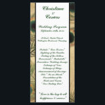 25 4x9 Programme de mariage Peacock Vintage Vert â<br><div class="desc">Cet ensemble de 25 adorables programmes de mariage est un complément parfait à toute réception de mariage ou de fête. Ils sont imprimés à une taille de 9" x 4" sur le stock de carte de poids de 100 lb blanc brillant et brillant. Ceux-ci viennent en séries de 25. Nous...</div>