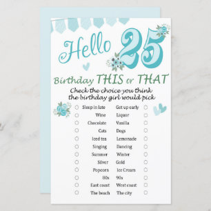 25 anniversaire de ce jeu ou de ce jeu