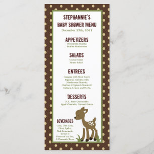 25 cartes de menu ont enchanté la région boisée