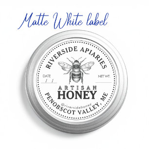 25 Étiquettes Mason Jar Personnalisés de miel 2,25