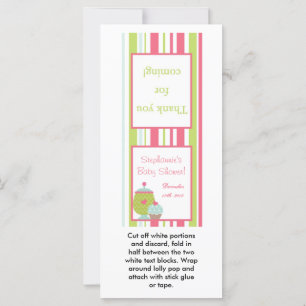 25 Lollipop Topper Tea Party Pink Pastel Fleurs