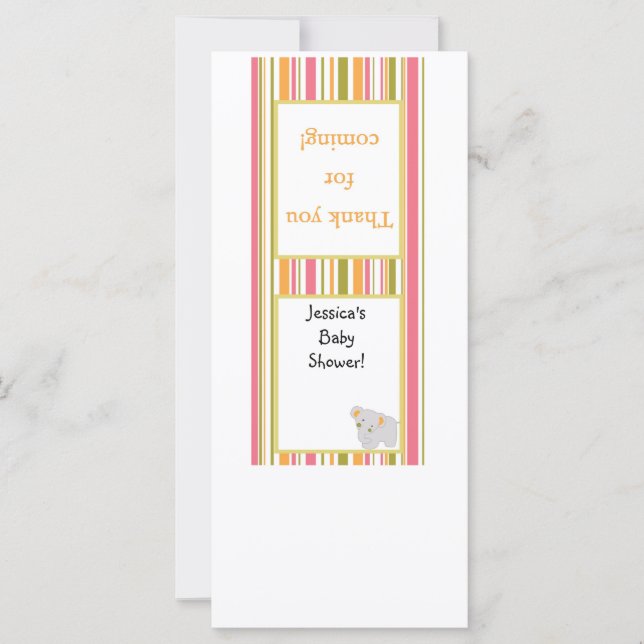 25 Lollipop Topper Tropical Punch Animaux (Devant)
