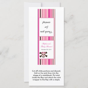 25 Mint Matchbook Girl Pink Punk Rock Crâne