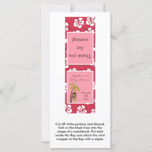 25 Monnaie Pink Hawaiian Luau Tropical