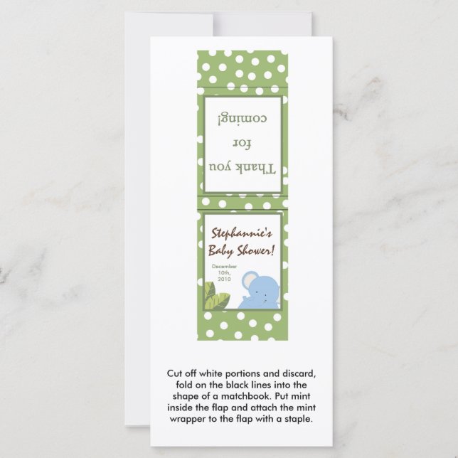 25 Monnaie Safari Jungle Elephant Vert (Devant)