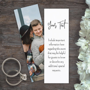 25 Pack de Mini Cartes Mariages Signets