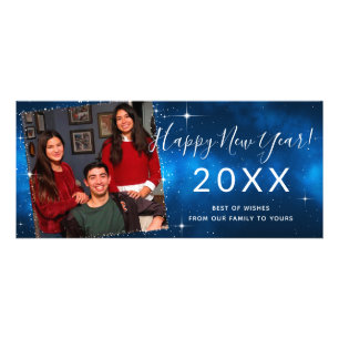 25 Pack Joyeux Cartes photos du Nouvel An   Script
