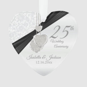 25e anniversaire de Mariage d'argent Conception