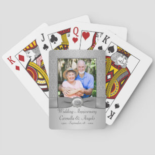 25e anniversaire du Mariage Cartes de jeu