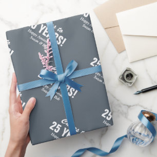 25e anniversaire Mariage couples cadeau papier env