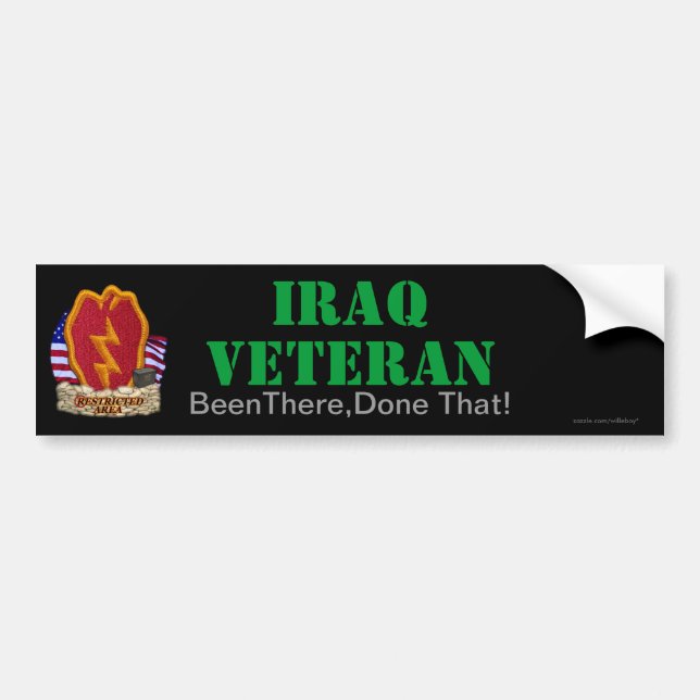 25e division d'infanterie stickers pare-chocs pour (Devant)