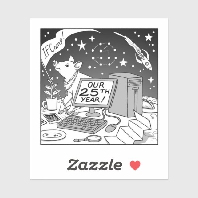 25e Sticker IFComp (Feuille)