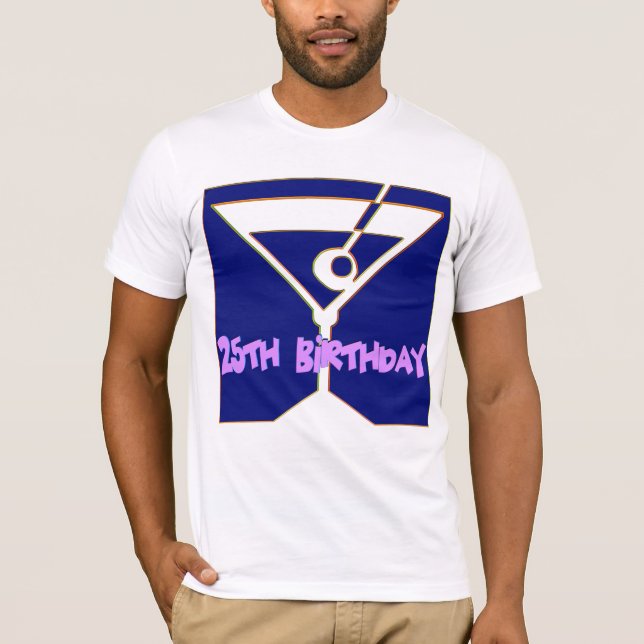 25ème T-shirt de cadeaux d'anniversaire (Devant)