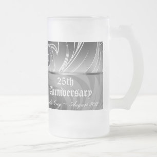 25ème Tasse florale de Stein de bière