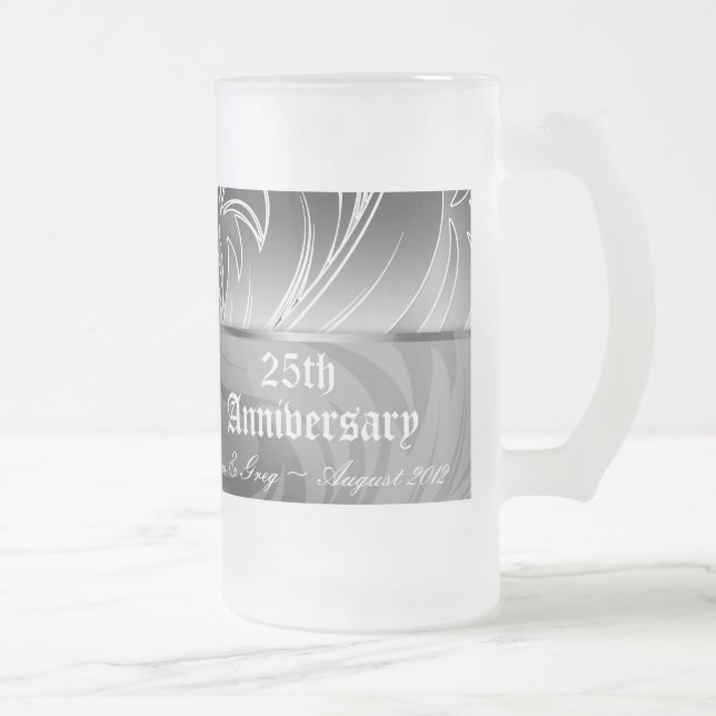 25ème Tasse florale de Stein de bière (Droit)