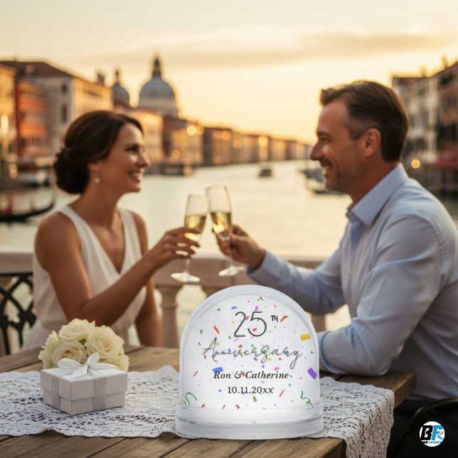 25th Wedding Anniversary With Classic Photo (Créateur téléchargé)