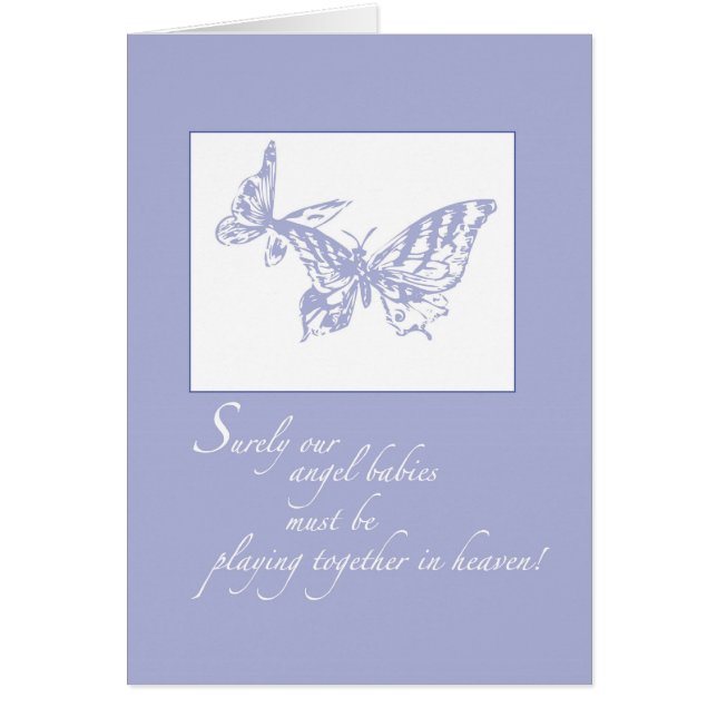 2672 Perte de papillons de soutien de bébé (Devant)