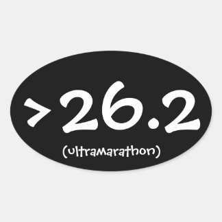 > 26.2 (ultramarathon) autocollant