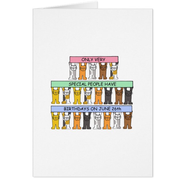 26 juin Cartoon Cats (Devant)