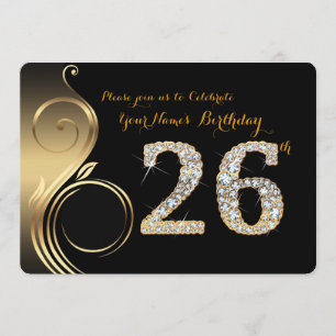 26ème, Invitation Anniversaire, Numéro Diamant, Ph