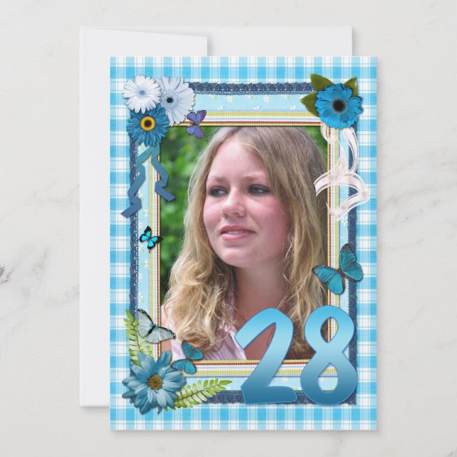 28e Invitation à la fête d'anniversaire de la phot (Devant)