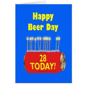28e Jour de la Bière Joyeuse Anniversaire