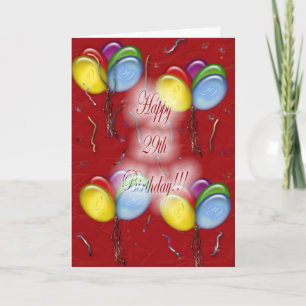 29 Carte d'anniversaire