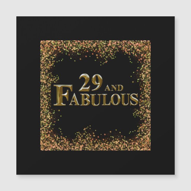 29e anniversaire  (Devant)