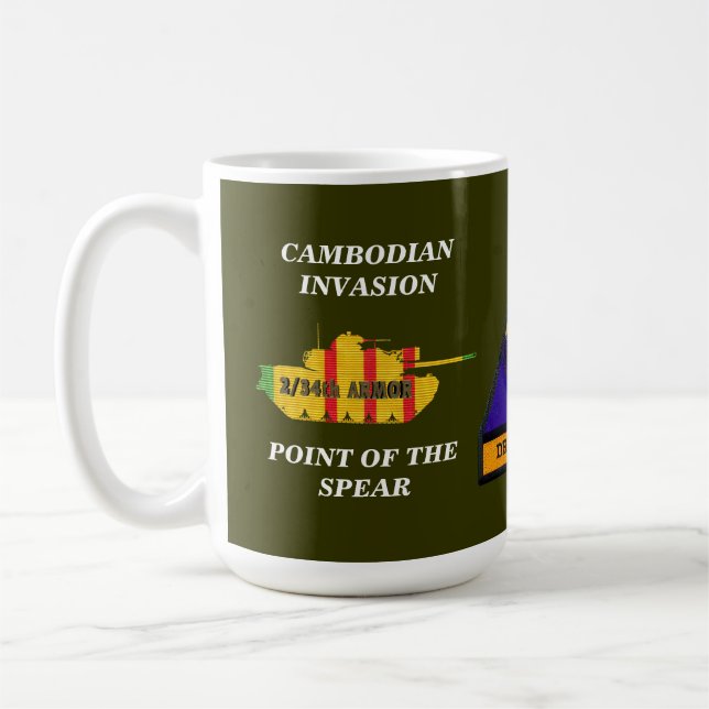 2/34th Tasse cambodgienne de réservoir de (Gauche)