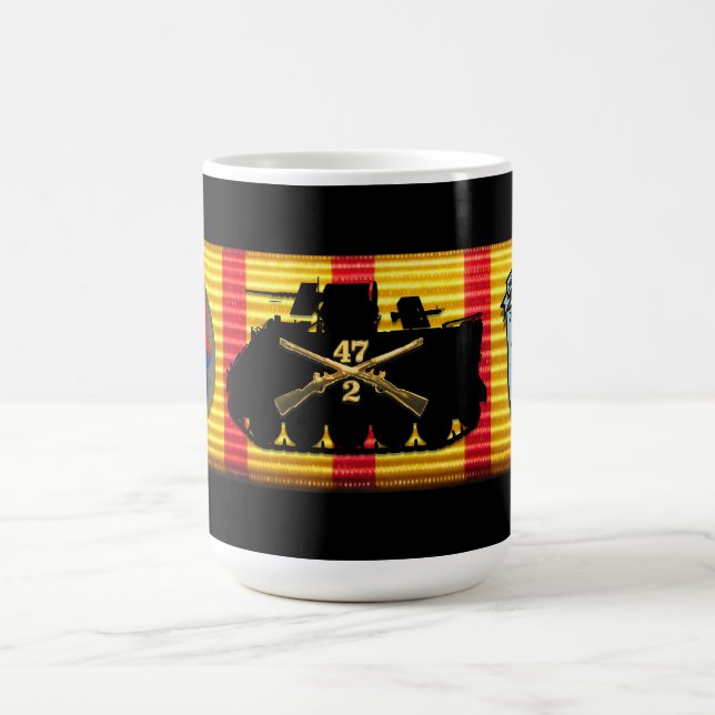 2/47th Tasse de ruban de service du Vietnam (Centre)