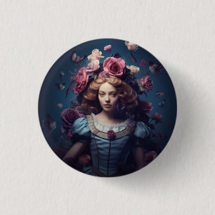 2,50 Cm Alice In Wonderland Badge Rond De 3cm