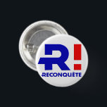 2,50 Cm Badge rond 32 mm, Parti Reconquête<br><div class="desc">Badge rond pour soutenir Eric Zemmour à l'élection de 2027.</div>