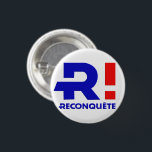 2,50 Cm Badge rond 32 mm, Parti Reconquête<br><div class="desc">Badge rond pour soutenir Eric Zemmour à l'élection de 2027.</div>