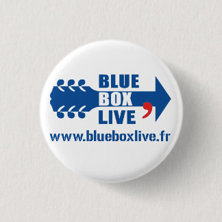 2,50 Cm Badge Rond Blue Box Live