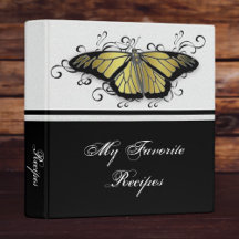 Classeur de recettes de papillon d'or