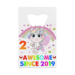 2 Ans Unicorn Cutie 2e Anniversaire Unicorn Gif