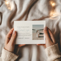 2 carte de remerciements mariage photo