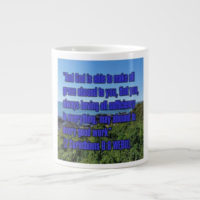 2 Corinthians 9:8 WEBU Mug (Devant)
