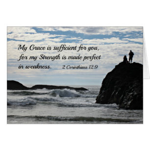 2 Corinthiens 12:9 Ma grâce vous suffit.