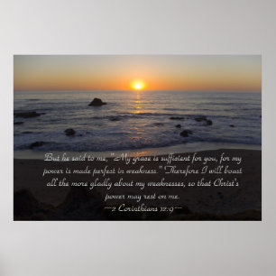 2 Corinthiens 12:9 Poster