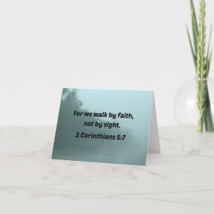 2 Corinthiens 5:7 Car nous marchons par la foi, pa