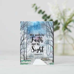2 Corinthiens 5:7 Marcher par la foi Bible Carte P