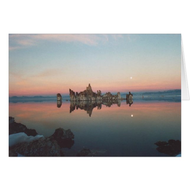2. Coucher de soleil / Lever de lune au lac Mono (Devant horizontal)